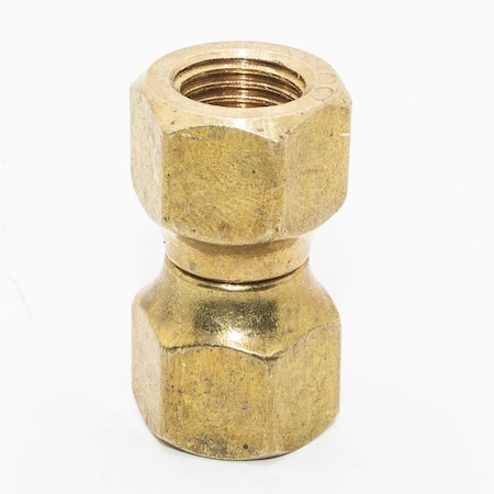 Thrifco Plumbing No. 70 SV 5/16 Inch Brass Flare Swivel Adapter 6943002